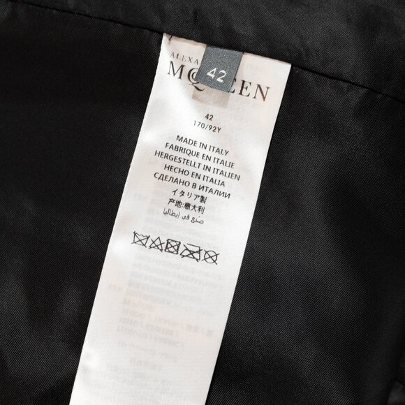 Alexander McQueen plaid woven multicolor coat - Picture 7 of 7